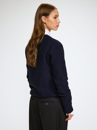 Merino Rib Knit Sweater