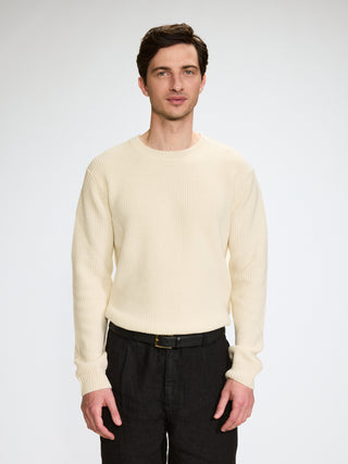 Merino Rib Knit Sweater