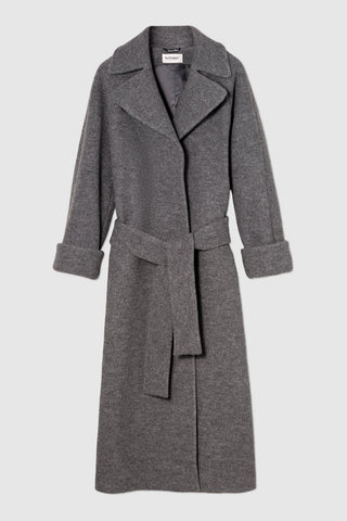 WMN WOOL COAT LONG
