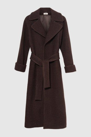 WMN WOOL COAT LONG