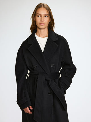 WMN DOUBLE BREASTED COAT