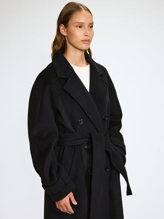 WMN DOUBLE BREASTED COAT