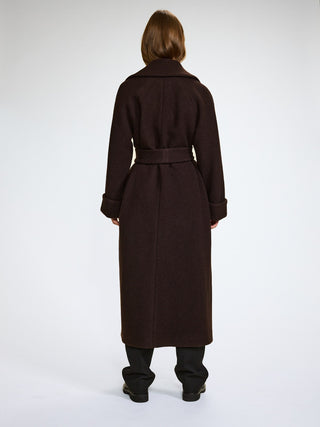 WMN WOOL COAT LONG