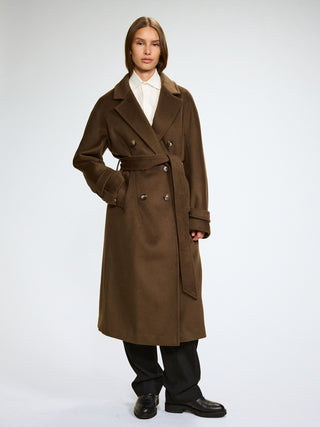 WMN DOUBLE BREASTED COAT