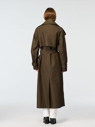 WMN COTTON TRENCH