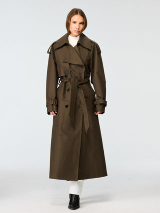 WMN COTTON TRENCH