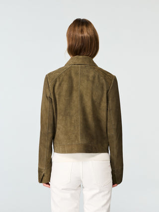 WMN SUEDE SHORT JACKET