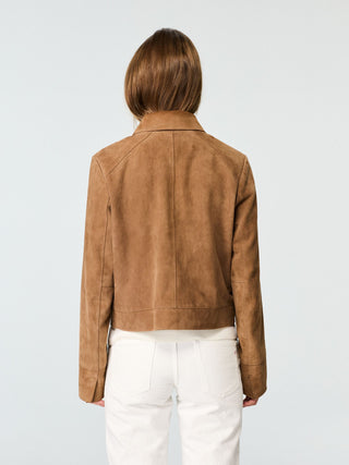 WMN SUEDE SHORT JACKET