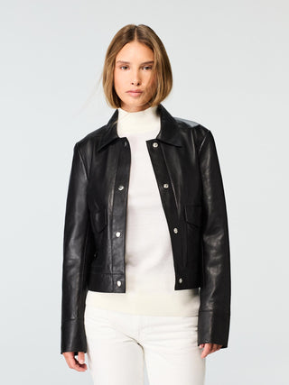 WMN SUEDE SHORT JACKET