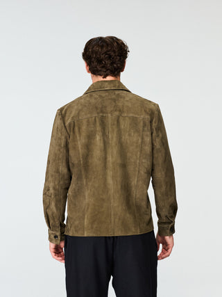 SUEDE ZIP JACKET