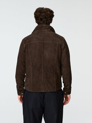 SUEDE ZIP JACKET