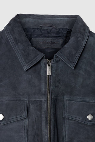 SUEDE ZIP JACKET