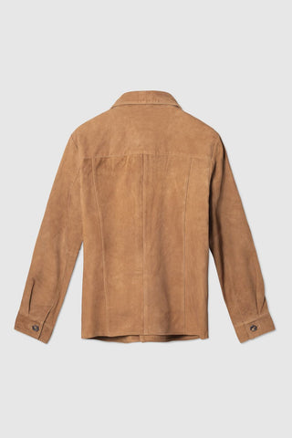 SUEDE SHIRT JACKET
