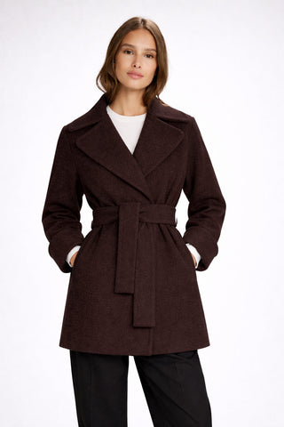 WMN WOOL COAT MID