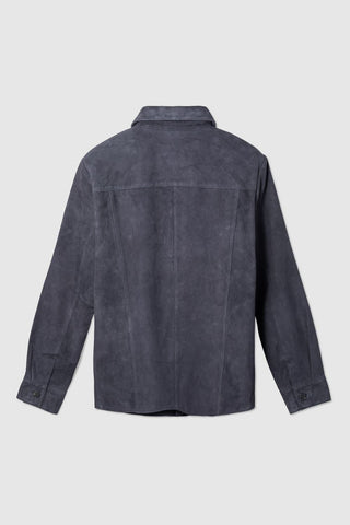 SUEDE SHIRT JACKET