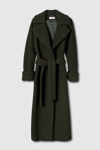 WMN WOOL COAT LONG