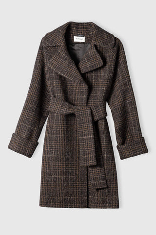 WMN WOOL COAT MID