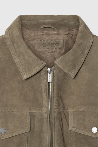 SUEDE ZIP JACKET