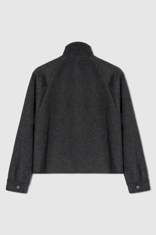 WMN WOOL/SILK SHORT JACKET