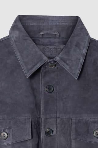 SUEDE SHIRT JACKET