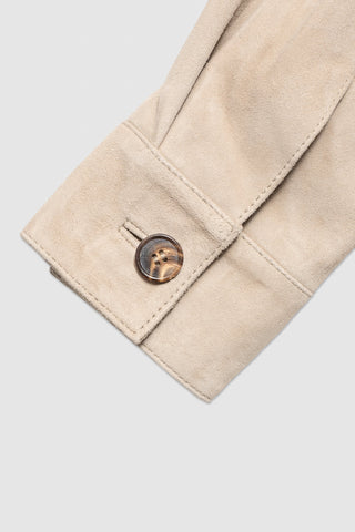 SUEDE SHIRT JACKET