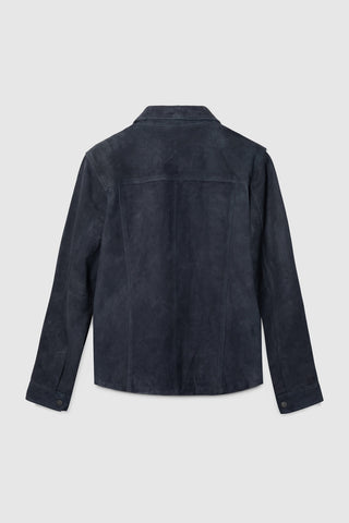 SUEDE ZIP JACKET
