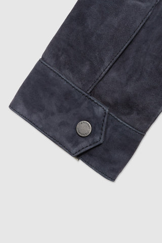 SUEDE ZIP JACKET