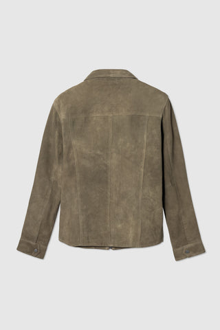 SUEDE ZIP JACKET