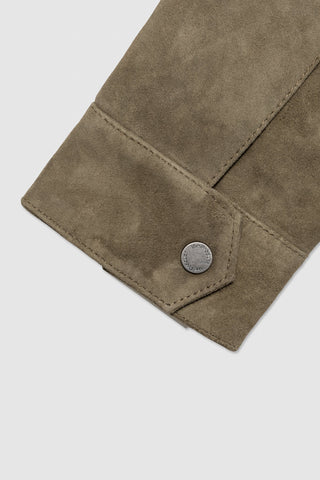 SUEDE ZIP JACKET