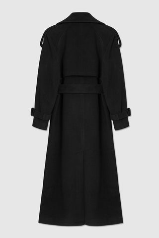 WMN WOOL TRENCH COAT