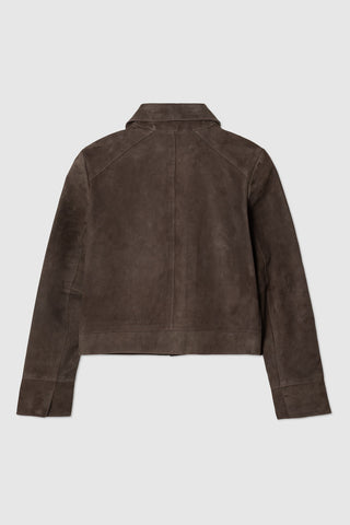 WMN SUEDE SHORT JACKET