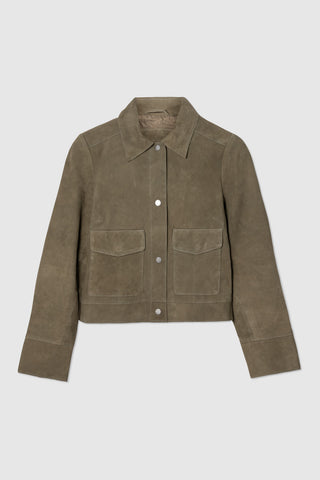 WMN SUEDE SHORT JACKET