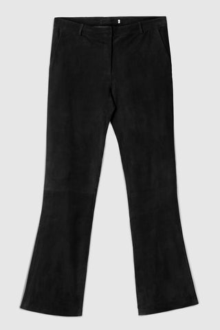 WMN SUEDE FLARE PANTS