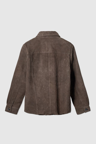 SUEDE SHIRT JACKET