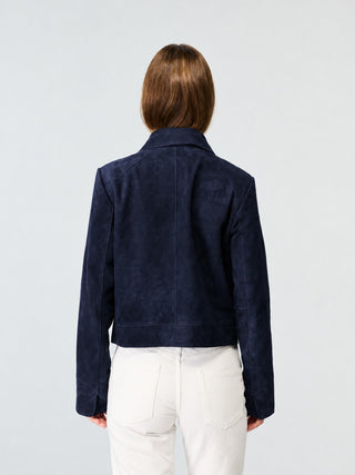 WMN SUEDE SHORT JACKET